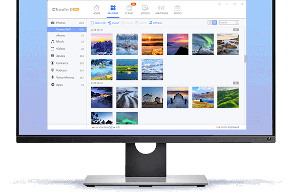 manage iPhone photos on IOTransfer